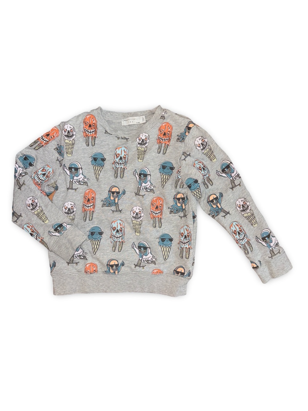 Stella McCartney Kids zombie ice cream crewneck sweatshirt